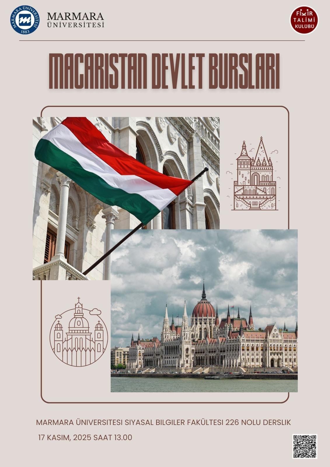 -Macaristan Devlet Bursları
Recep Tayyip Erdoğan Külliyesi Maltepe Yerleşkesi - Derslik/Amfi/Laboratuvar/Diğer7 Siyasal Bilgiler Fakültesi 226 No