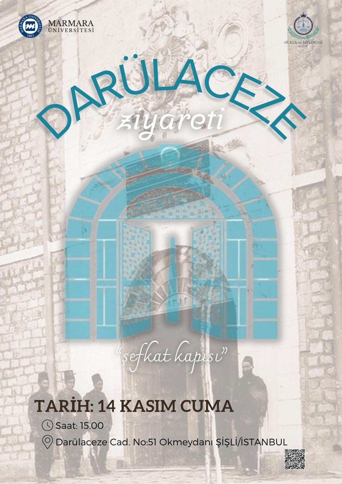 -Darülaceze Ziyareti
Üniversite Dışı - Darülaceze Cad. No:51 Şişli/İstanbul - 14.11.2025 15:00:17:00