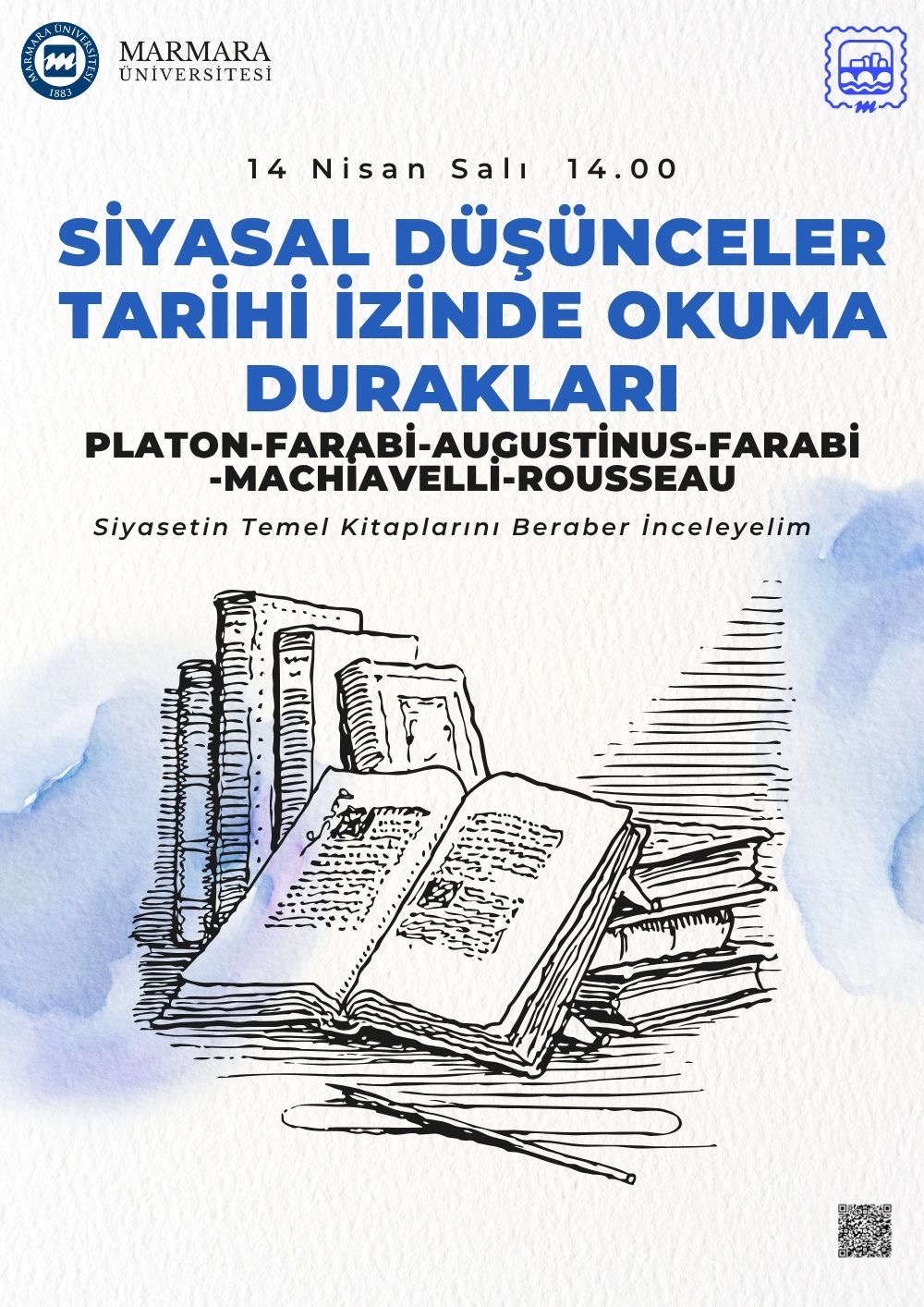 -Siyasal Düşünceler Tari̇hi̇ İzinde Okuma Durakları
Recep Tayyip Erdoğan Külliyesi Maltepe Yerleşkesi - Derslik/Amfi/Laboratuvar/Diğer7 Siyasal Bilgiler Fakültesi Konferansı - 14.04.2026 14:00:16:00