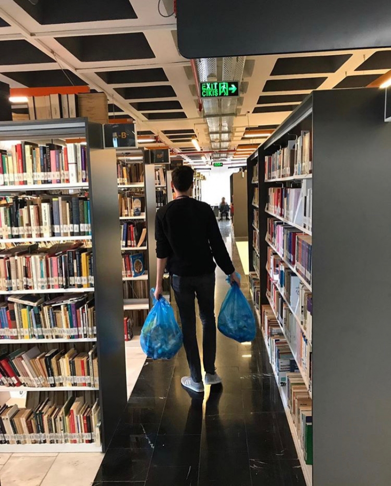 Marmara Üniversitesi İhtiyaç Haritası Topluluğu Kulübü-Kütüphanede Bahar Temizliği Marmara Üniversitesi İhtiyaç Haritası Topluluğu Kulübü