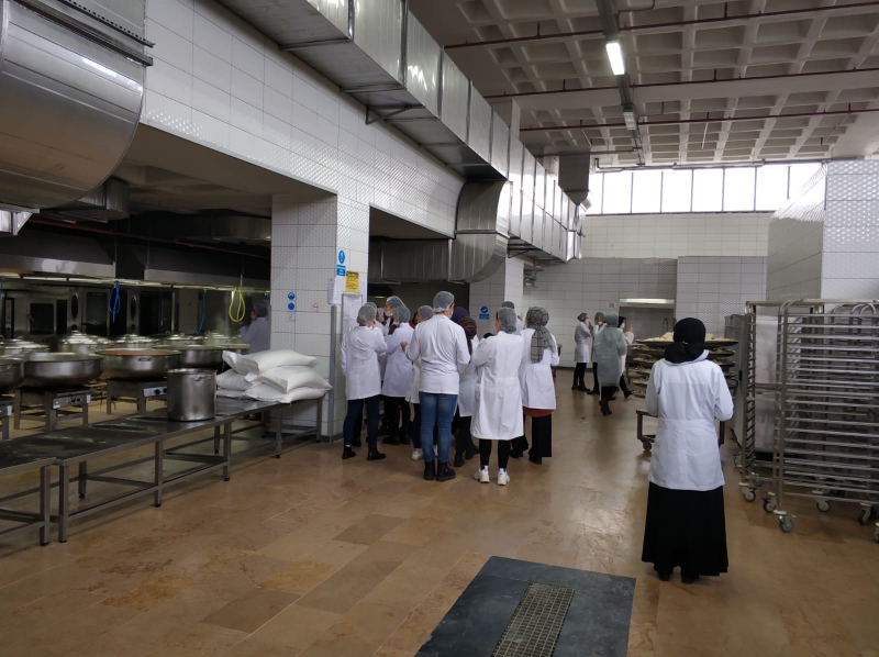 Beslenme ve Diyetetik Kulübü-Erdoğan Yemek Kurumu'na Teknik Gezi Beslenme ve Diyetetik Kulübü