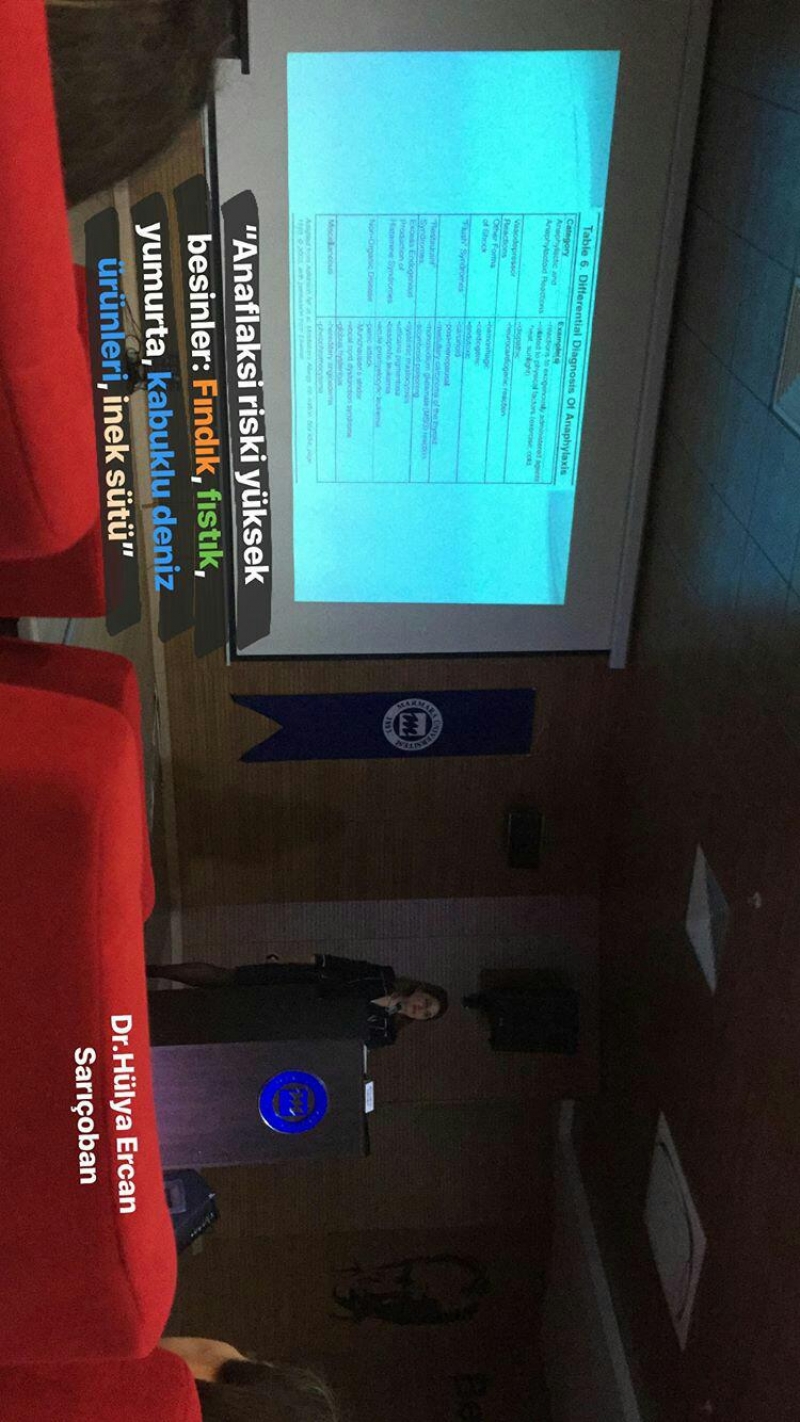Beslenme ve Diyetetik Kulübü-Alerji Ve İmmünoloji Buluşmaları Beslenme ve Diyetetik Kulübü
