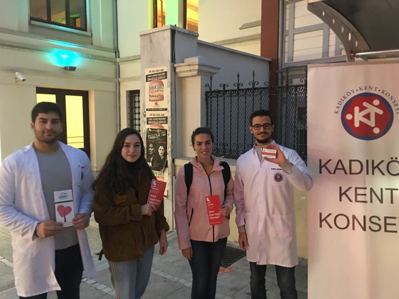 Kanope Organ Bağışı Haftasında Kadıköy'de