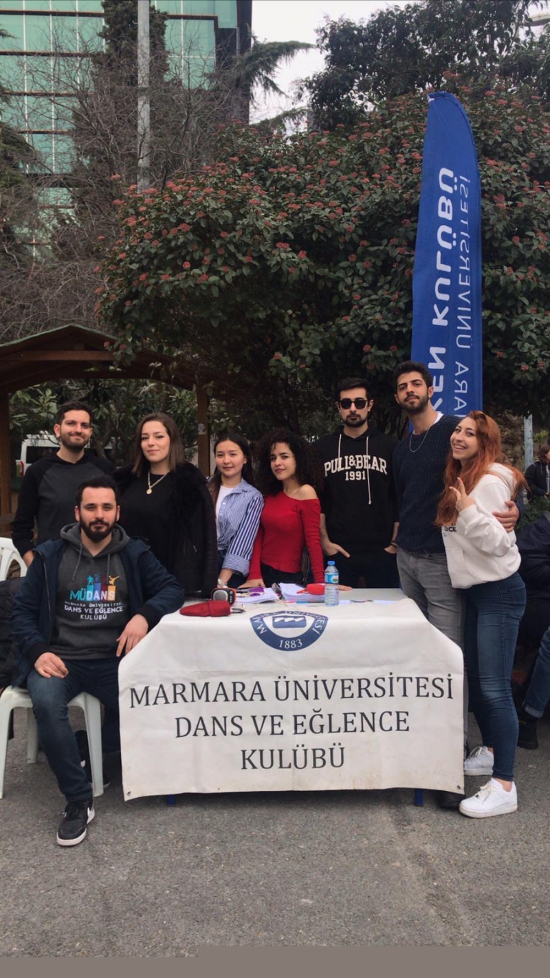 Dans ve Eğlence Kulübü-Kulüp Tanıtım Standı Dans ve Eğlence Kulübü
