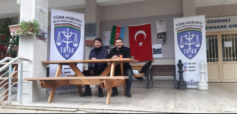 Türk Hukuk Araştırmaları Kulübü Tanıtım Stantı