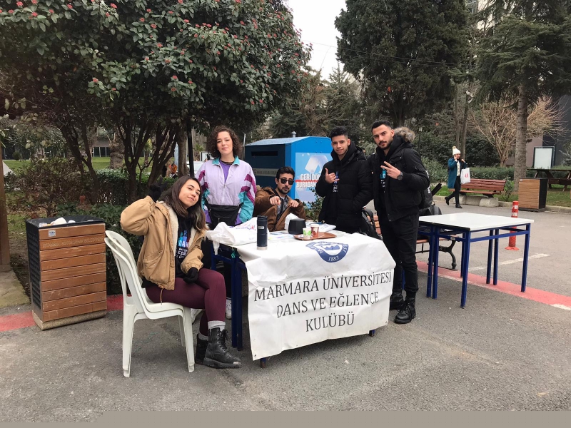 Dans ve Eğlence Kulübü-Kulüp Tanıtım Standı Dans ve Eğlence Kulübü