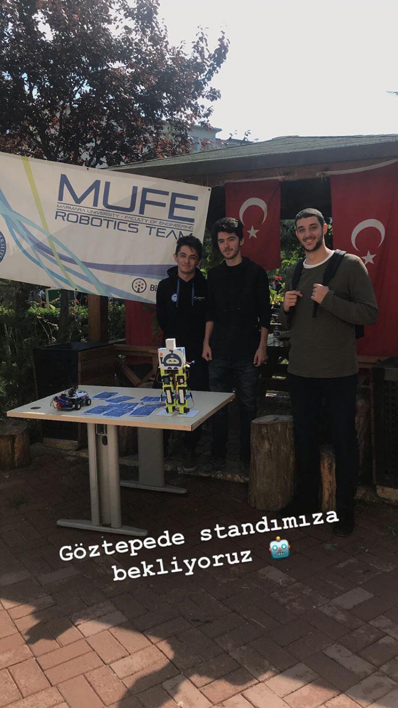 Robot Kulübü-Mufe Robotics Kulüp Tanıtım Standı Robot Kulübü
