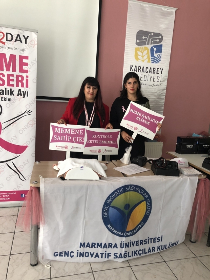 Genç İnovatif Sağlıkçılar Kulübü-Dokun Fark Et, Meme Sağlığın Senin Elinde!! Genç İnovatif Sağlıkçılar Kulübü
