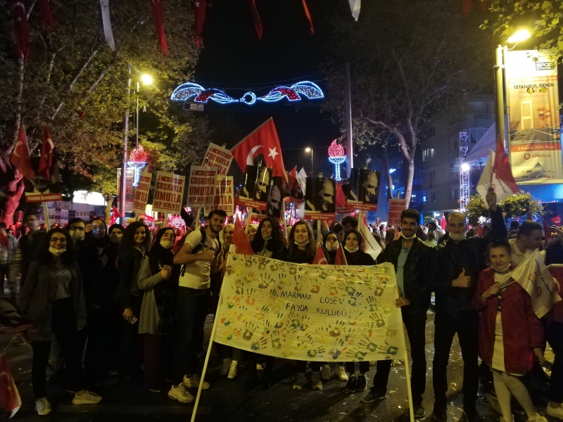 29 Ekim Cumhuriyet Bayramı Farkındalık Yürüyüşü