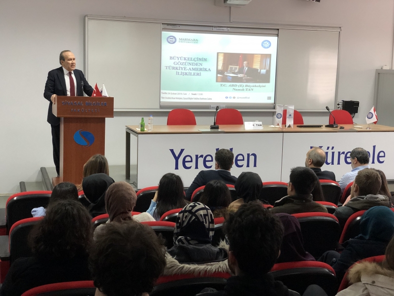 Marmara Üniversitesi Sosyal Araştırmalar Öğrenci Topluluğu Kulübü-Bir Büyükelçi Gözünden Türkiye - Amerika İlişkileri Marmara Üniversitesi Sosyal Araştırmalar Öğrenci Topluluğu Kulübü