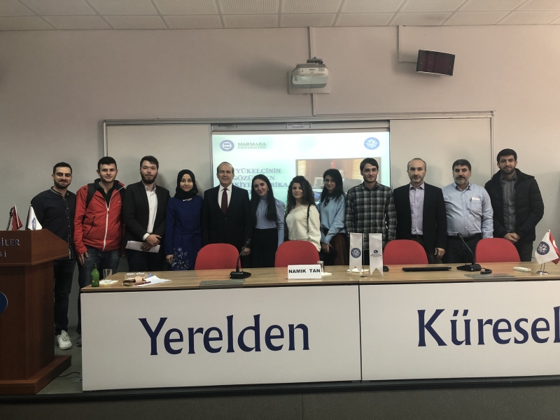 Marmara Üniversitesi Sosyal Araştırmalar Öğrenci Topluluğu Kulübü-Bir Büyükelçi Gözünden Türkiye - Amerika İlişkileri Marmara Üniversitesi Sosyal Araştırmalar Öğrenci Topluluğu Kulübü